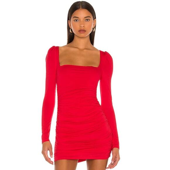 Lovers & Friends Bennet Mini Dress in Red NWOT Size Small - Picture 2 of 3